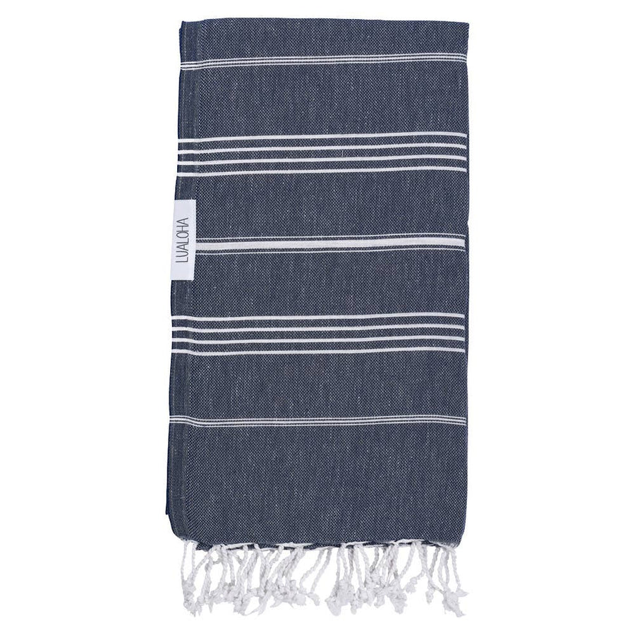 Classic Turkish Towel: Navy