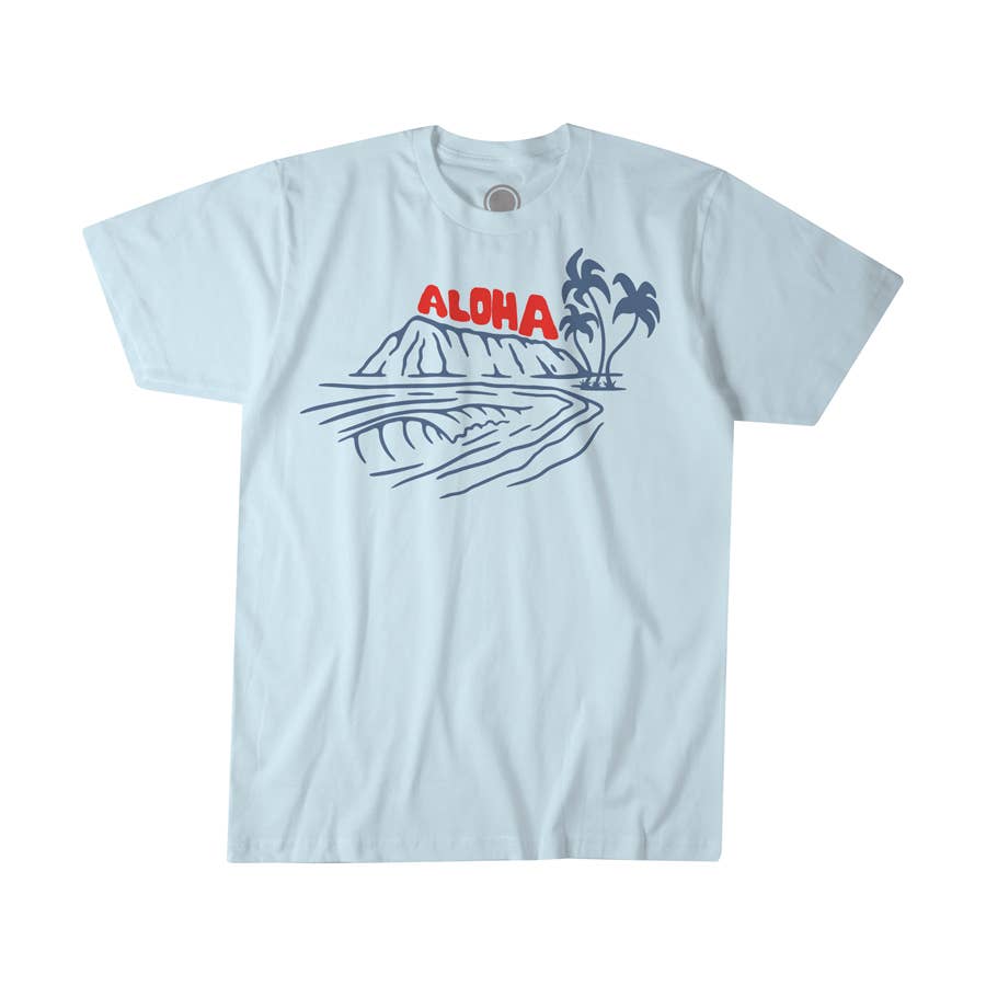 Tree Island Tee - Blue