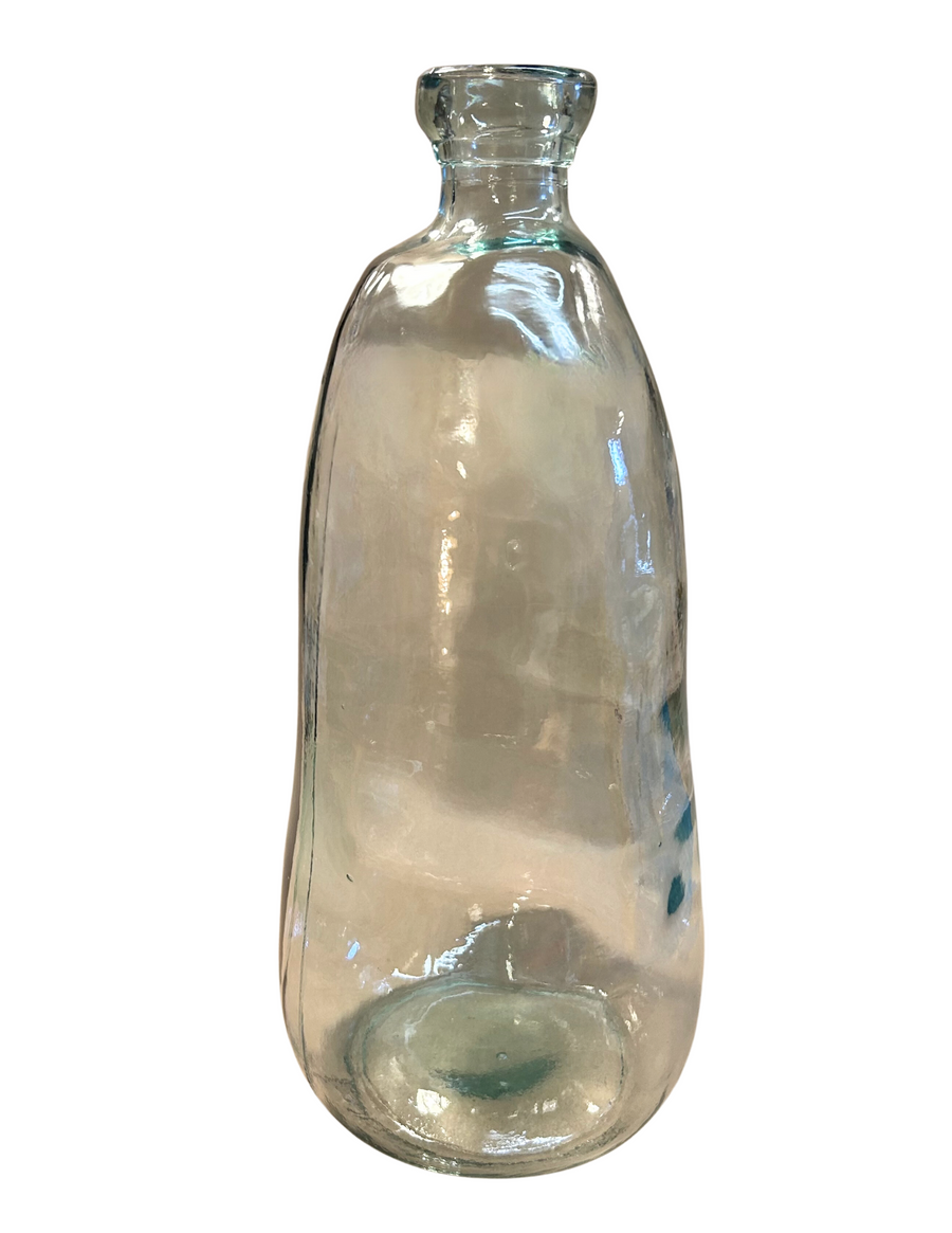 Glass Floor Vase - 100% Recycled Glass - 20"