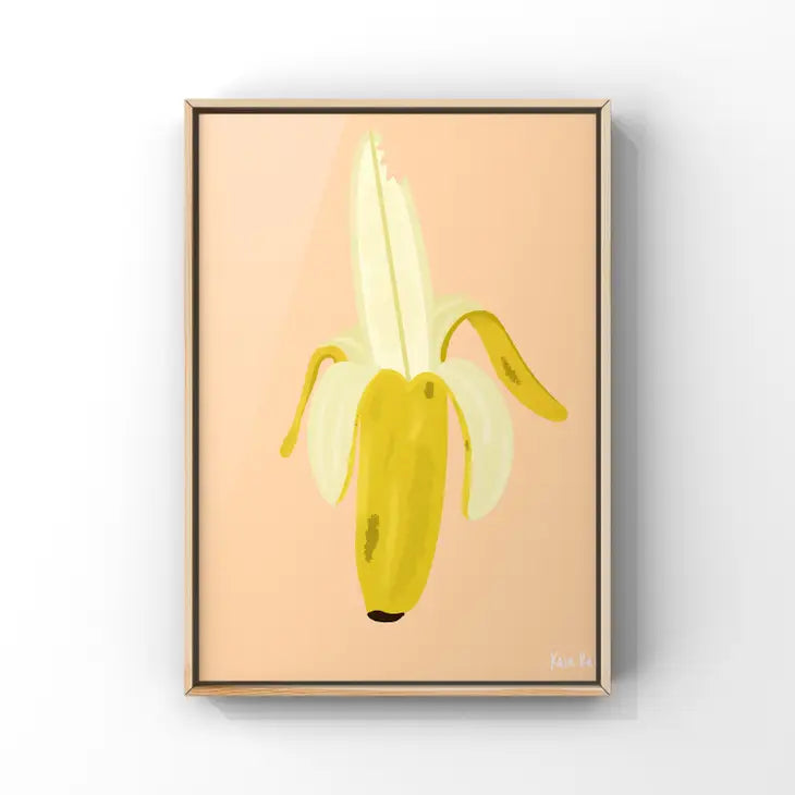 Banana Board Print |Surf Wall Art Prints |