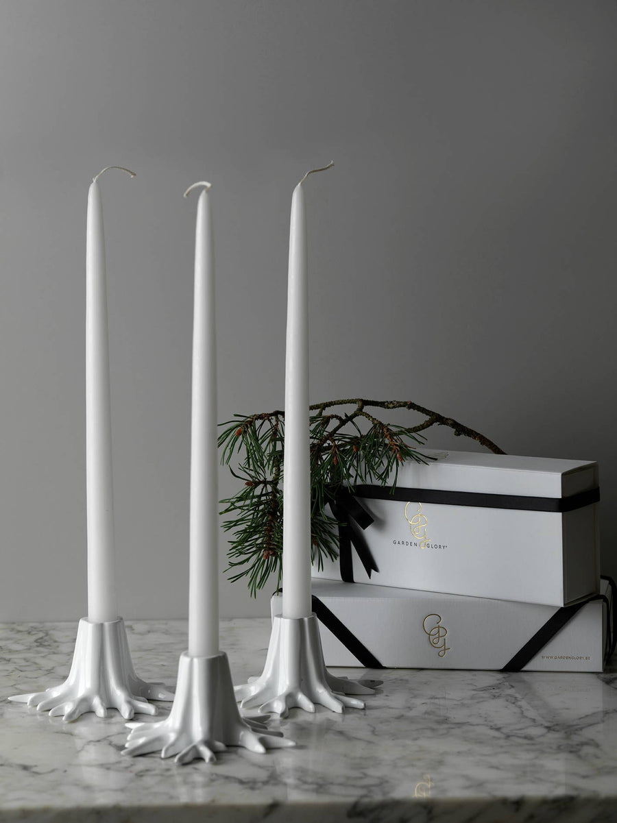 CANDLE HOLDER “MINI ROOT” – CRÈME WHITE