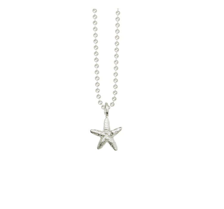 Mini Starfish Necklace - Silver
