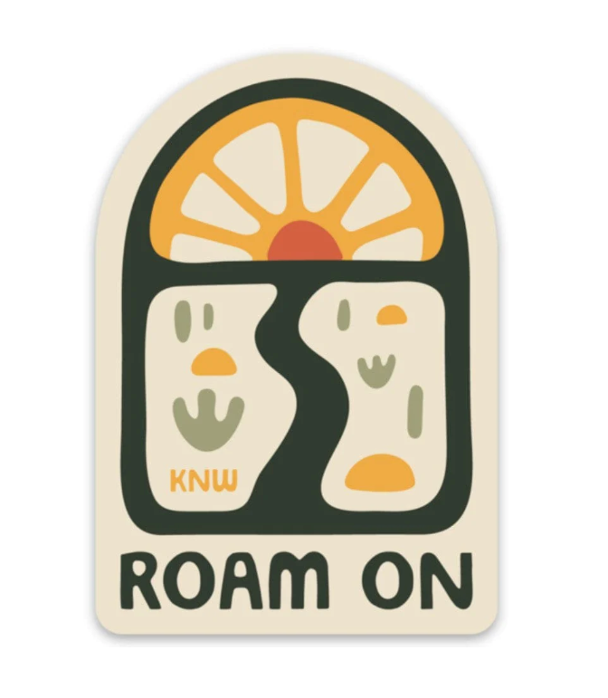 Roam on Blooming Path Sticker