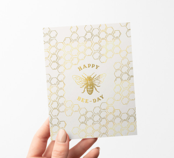Greeting Card - Happy Bee Day
