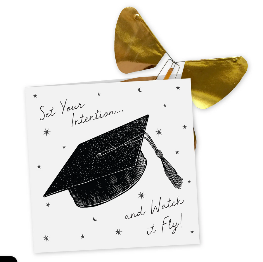 Graduation Day Card with Magic Butterfly