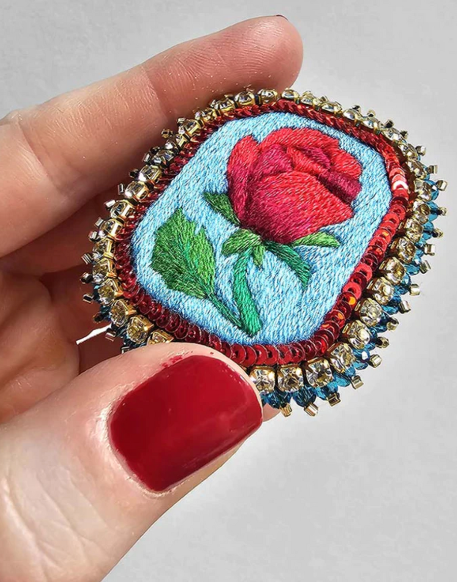 Rose - Brooch