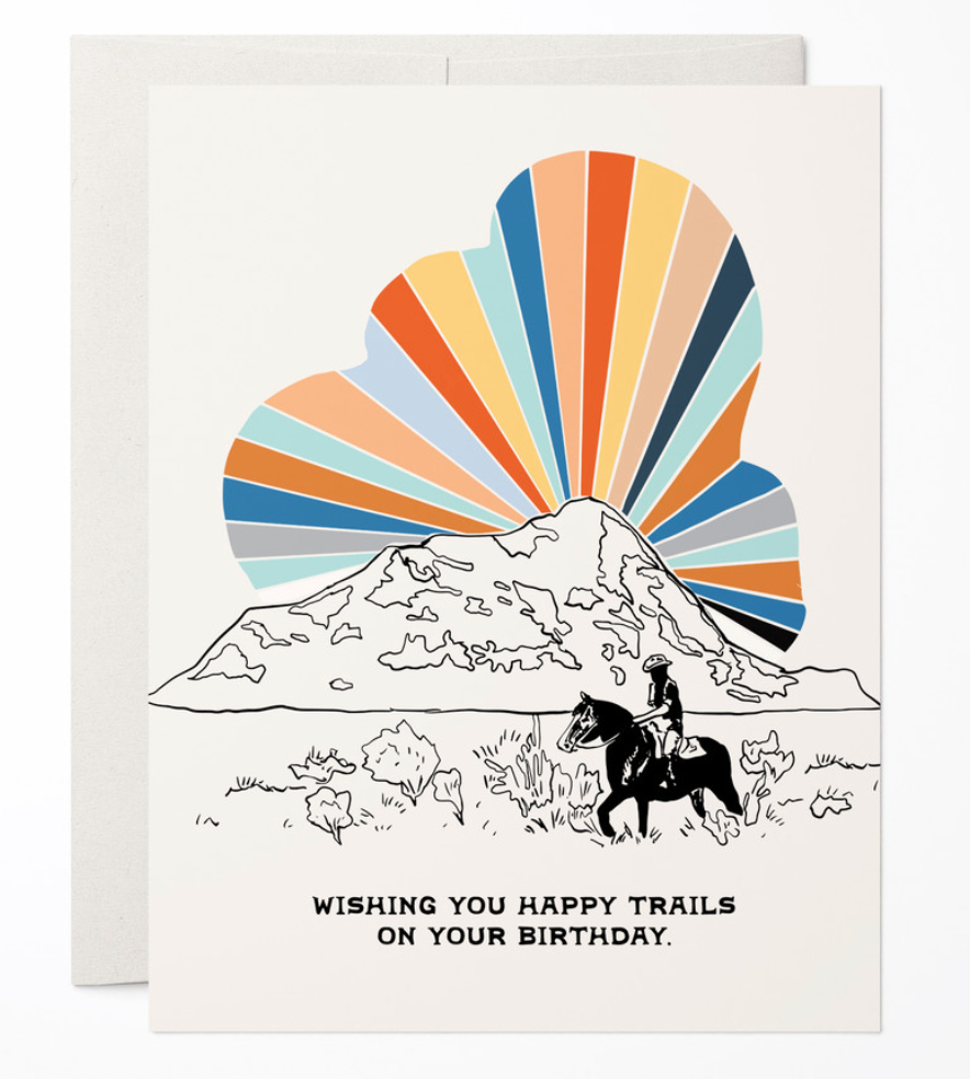 Greeting Card - Cosmic Cowboy Birthday