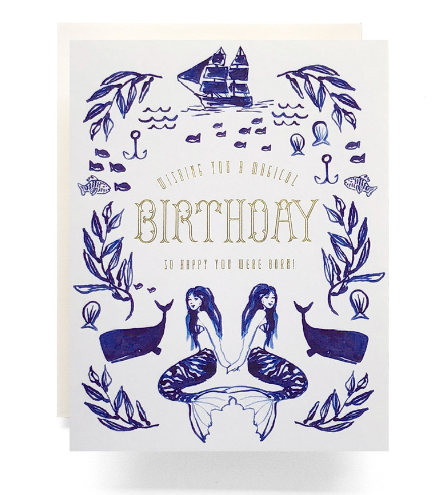 Greeting Card - Mermaid Birthday