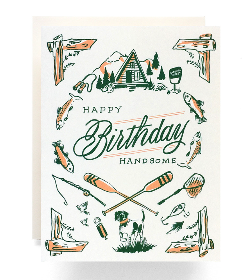 Greeting Card - Outdoorsman Birthday