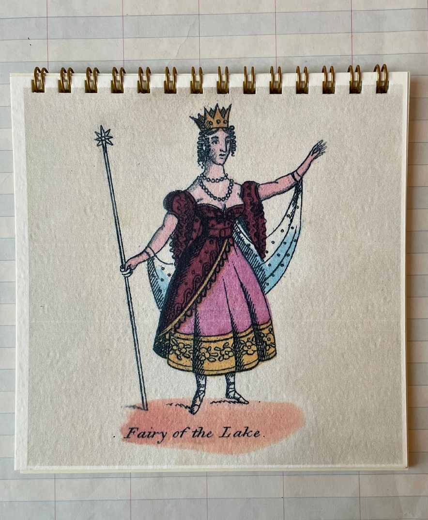 Fairy of The Lake Square Notebook