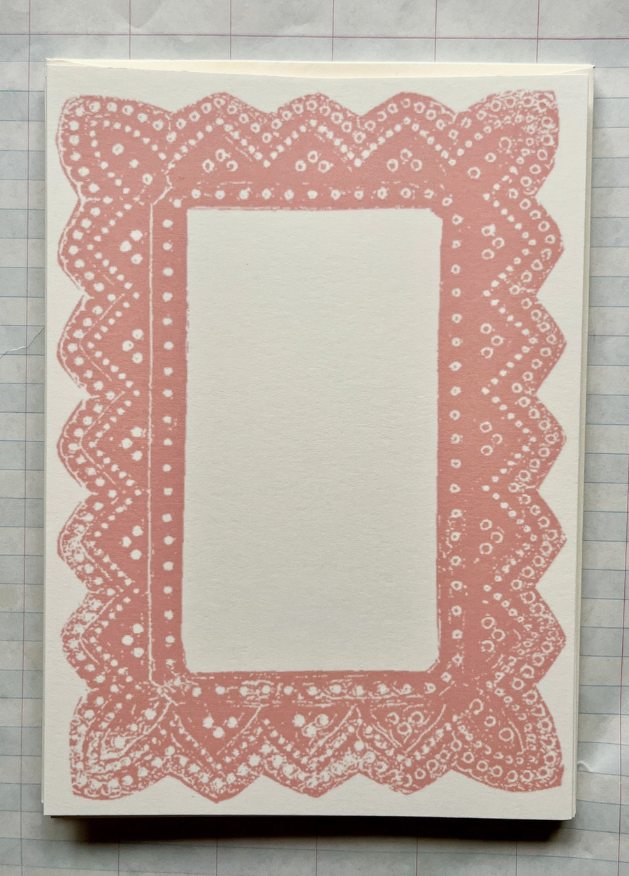 Pink Lace Frame