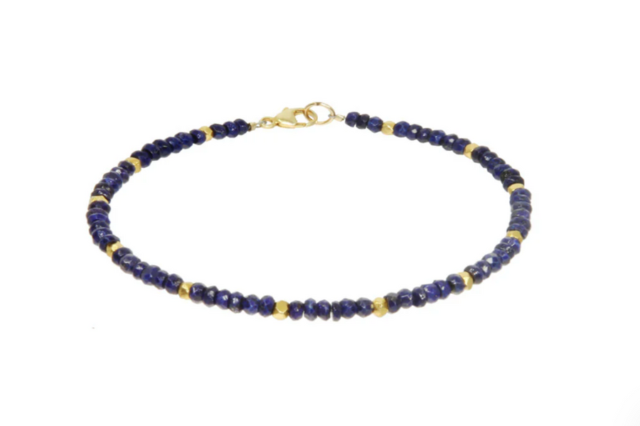 Gemstone Reverse Fade Bracelet - 18K Gold Vermeil