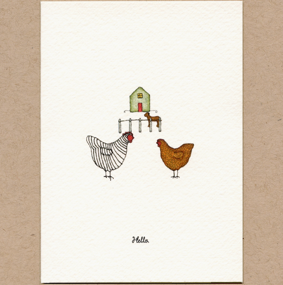 Box of Cards by Beth Mueller - Chickens