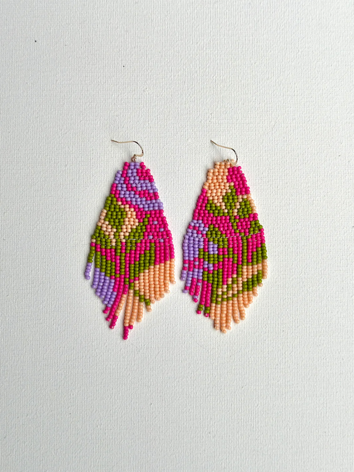 Heliconia Love Earrings