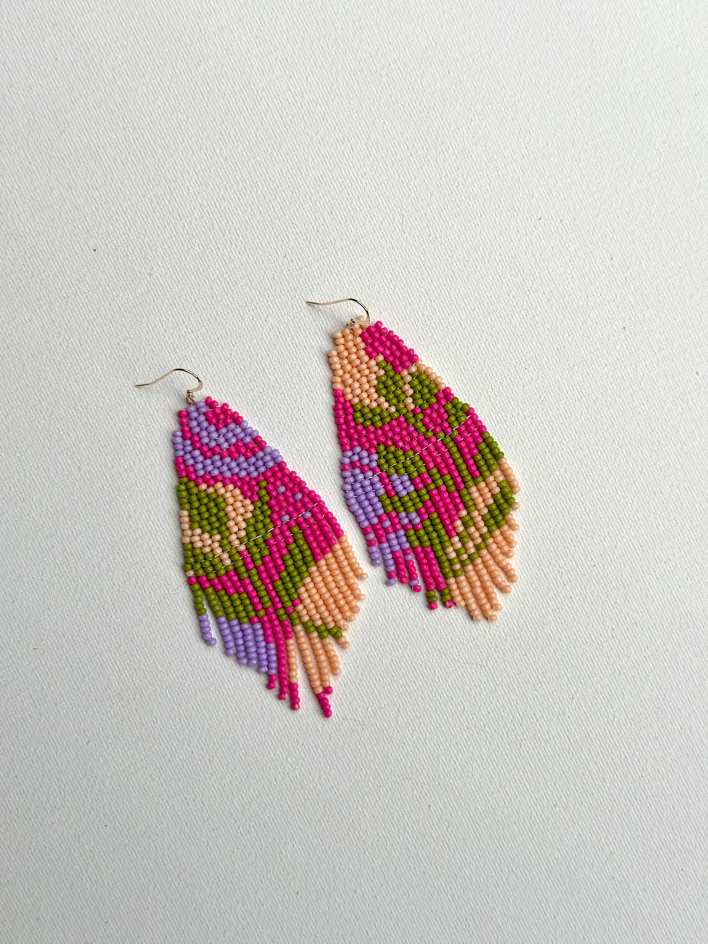 Heliconia Love Earrings