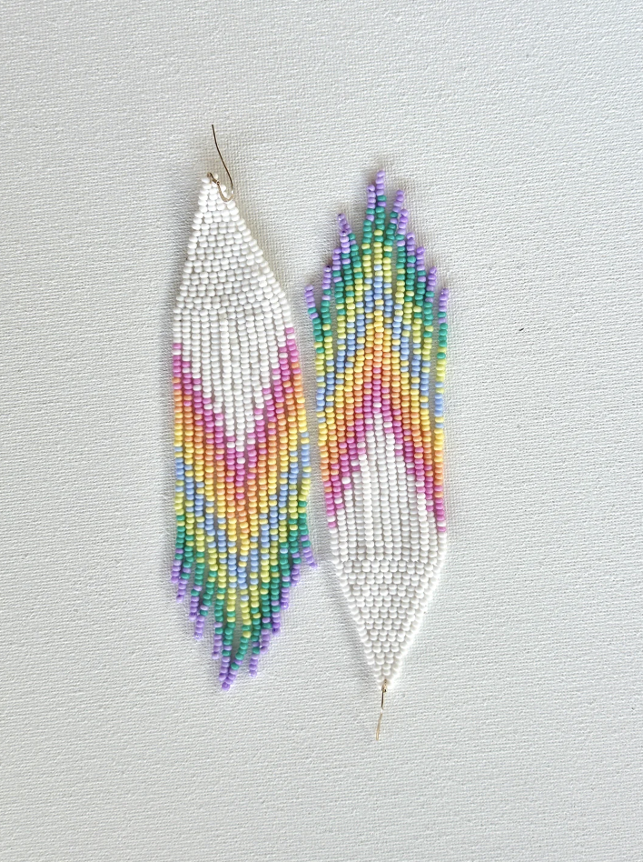 Macaw Wing Earrings