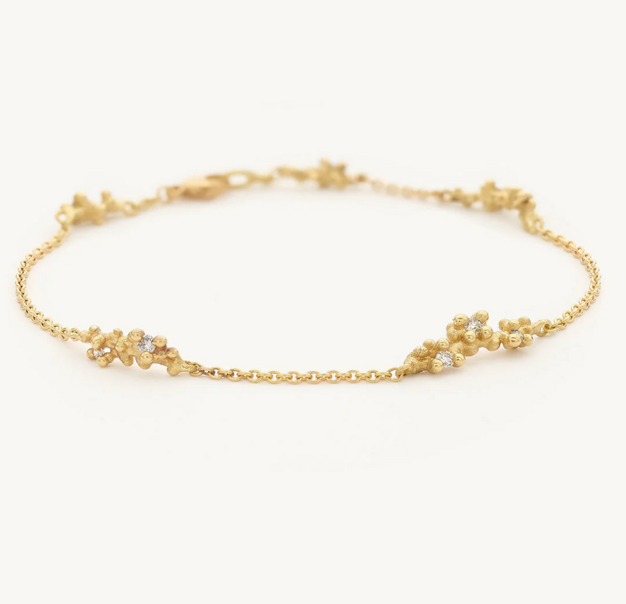 Diamond Bracelet with Granules