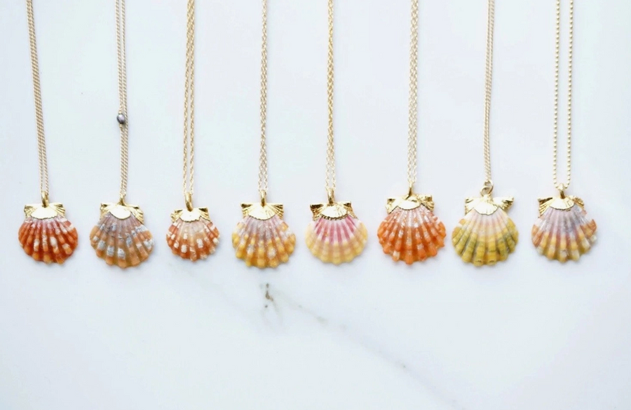 Sunrise Shell Necklace - Size G