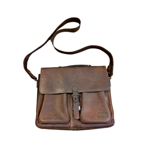 Pre Loved Leather Messanger Bag