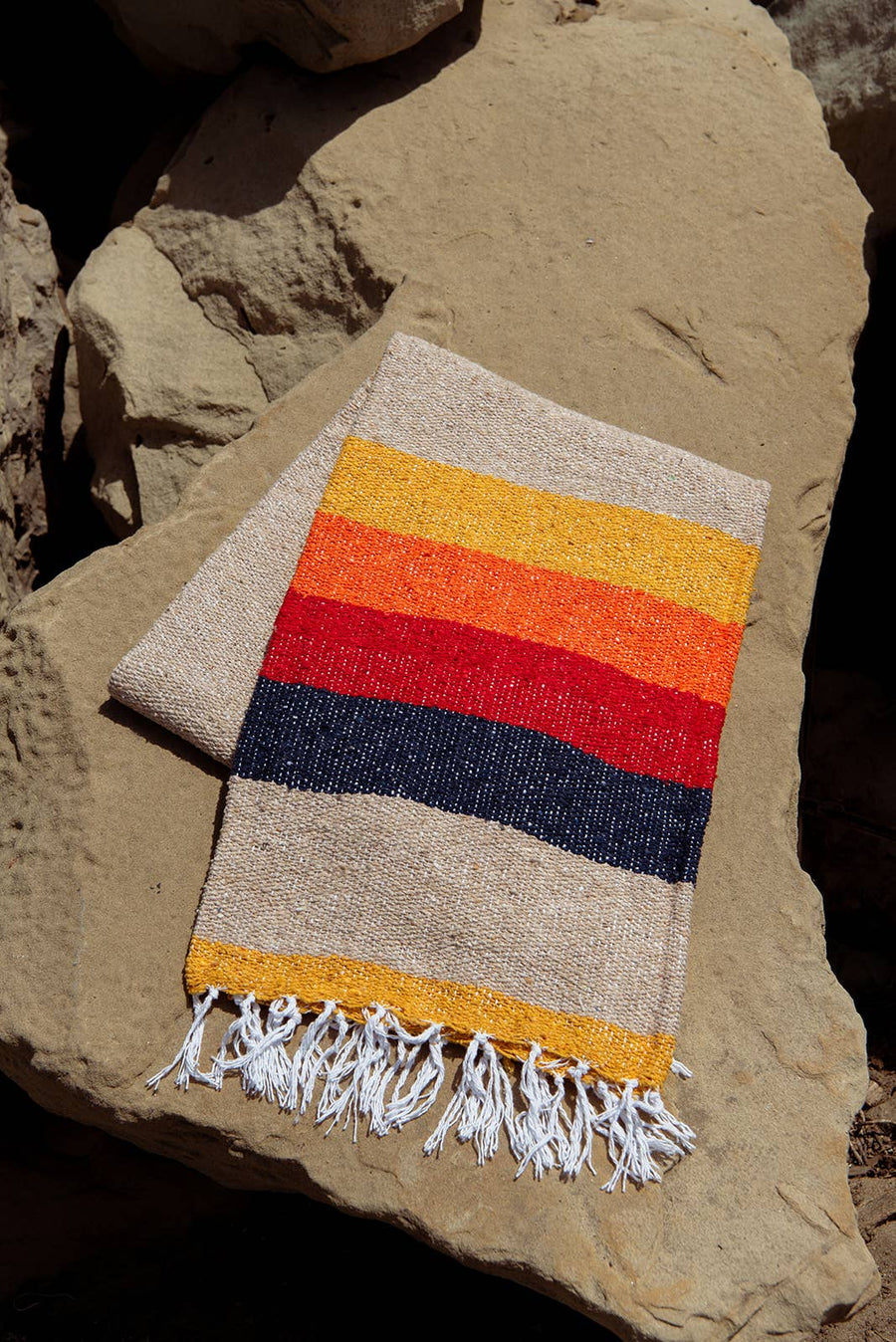 Sustainable Recycled Throw Blanket - Vintage Desert