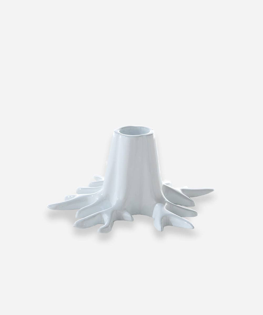 CANDLE HOLDER “MINI ROOT” – CRÈME WHITE