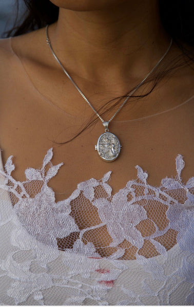 Mermaid Collective: Ocean Goddess Locket Silver (Without Chain)