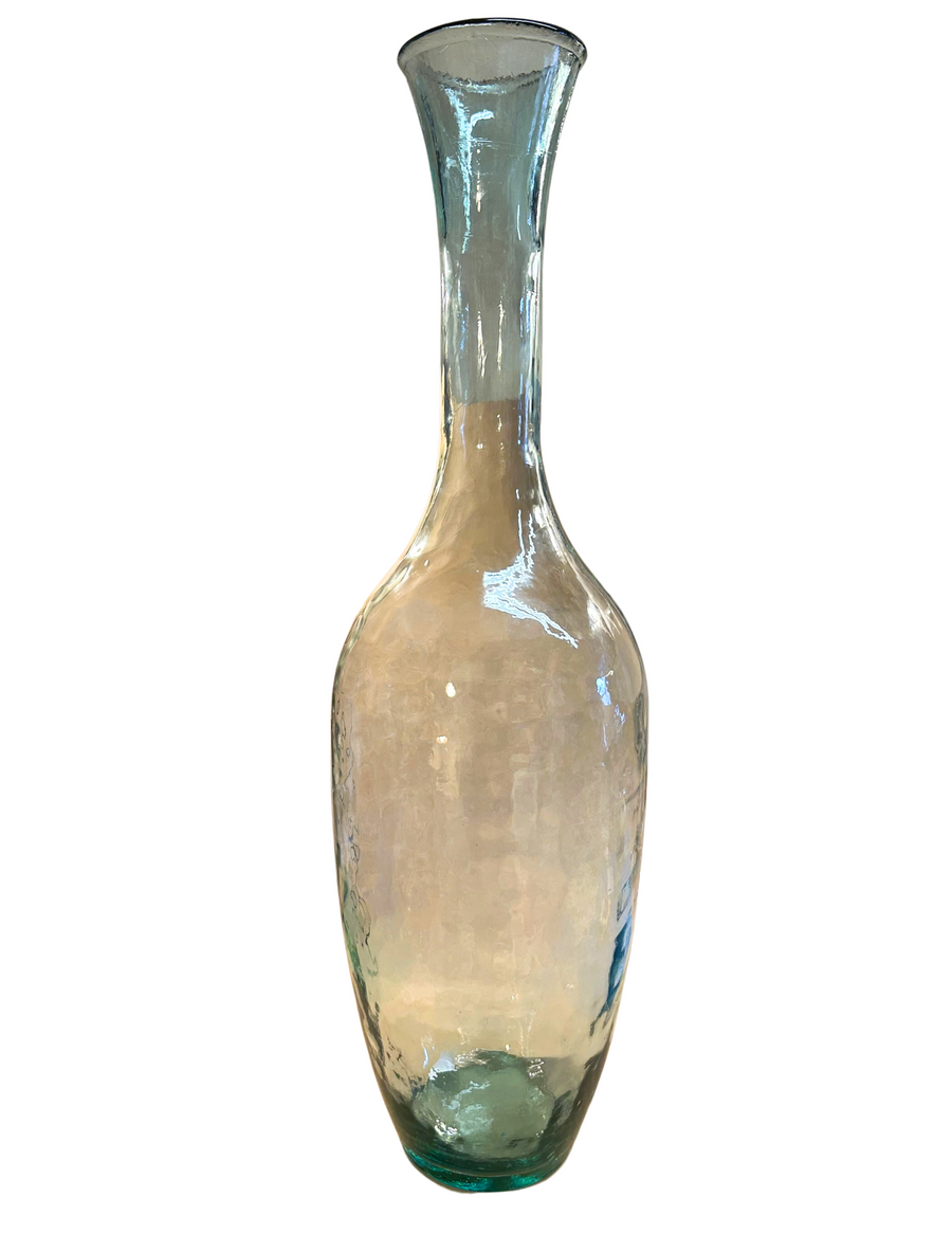Glass Floor Vase - 100% Recycled Glass - XL