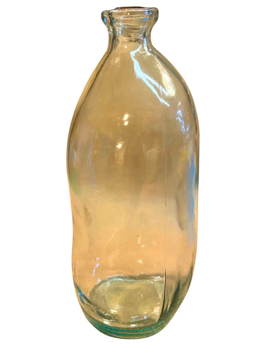 Glass Floor Vase - 100% Recycled Glass - 14" (narrow)
