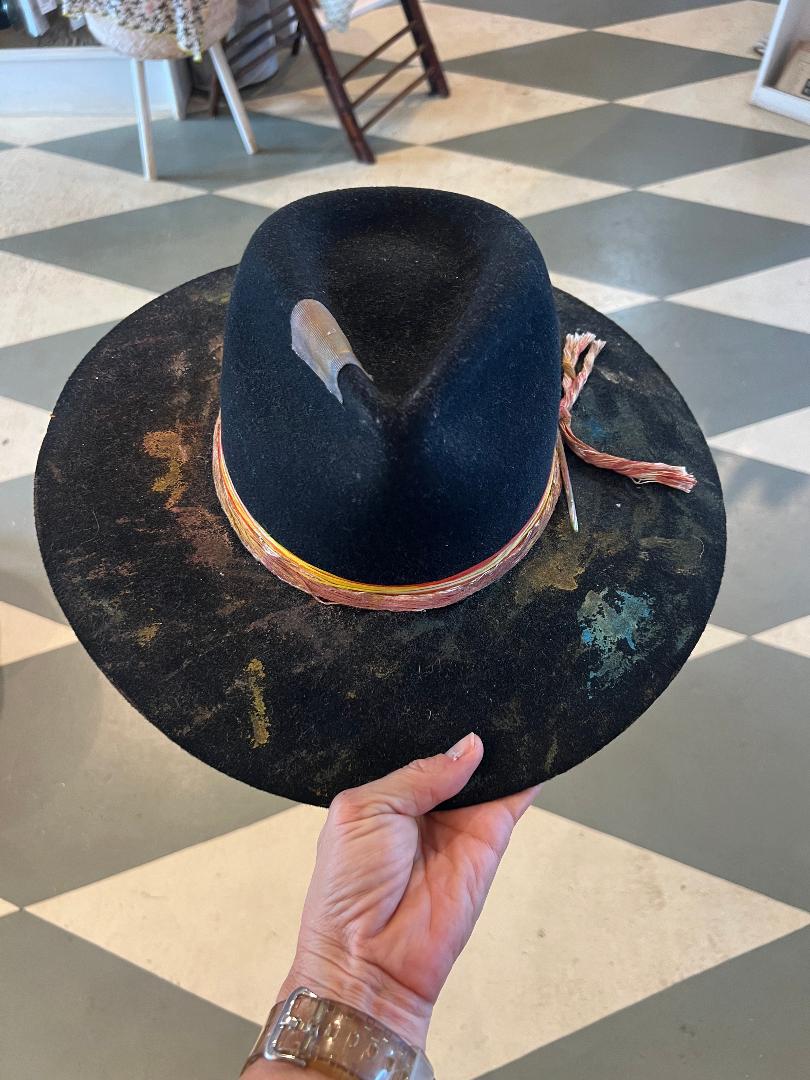 AHM X Rivet Ranch- black felt Hat
