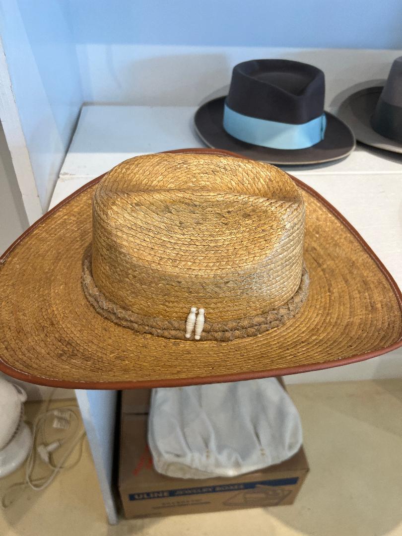 Vintage Pigalle Straw Ranch Hat