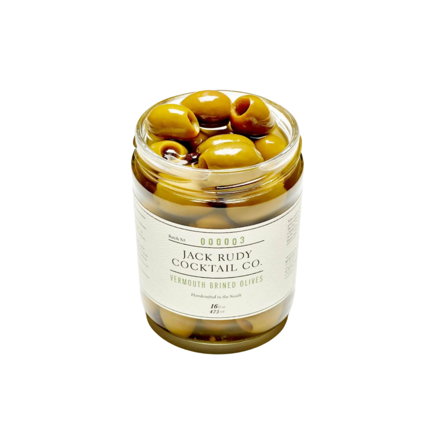 Jack Rudy Vermouth Olives - 16 oz