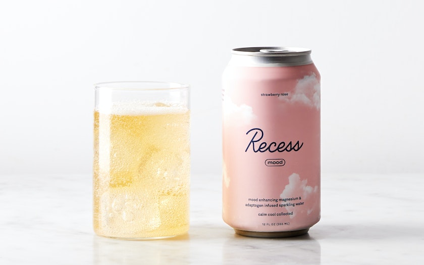 Recess Infused Sparkling Water - Strawberry Rose