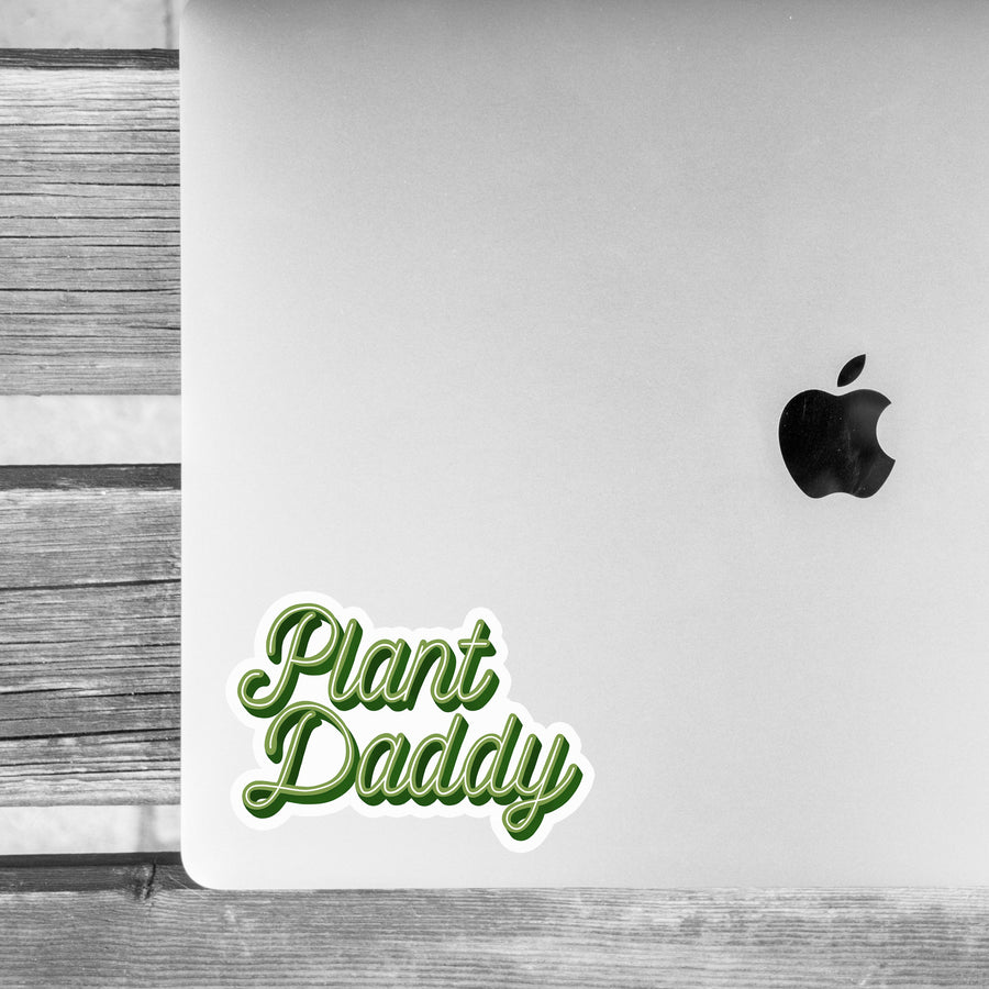 Plant Daddy Script Sticker