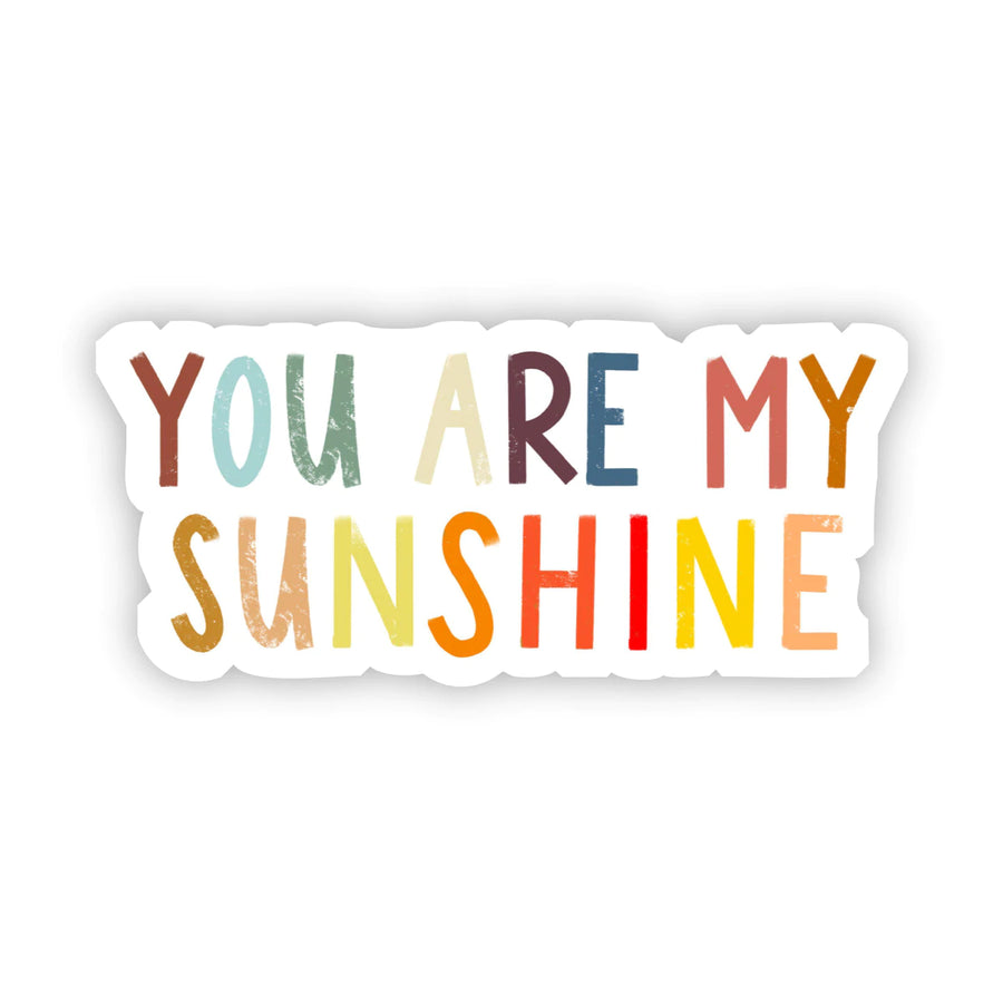 You Are My Sunshine Clear Sticker