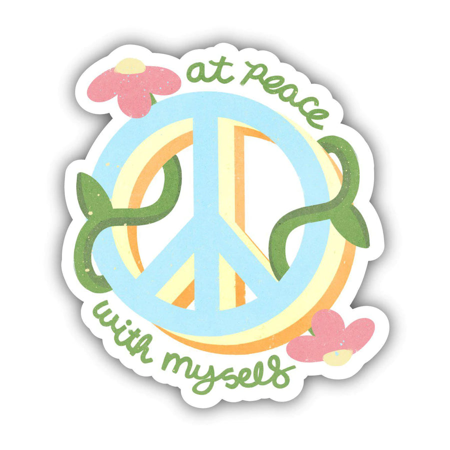 At Peace With Myself Sticker