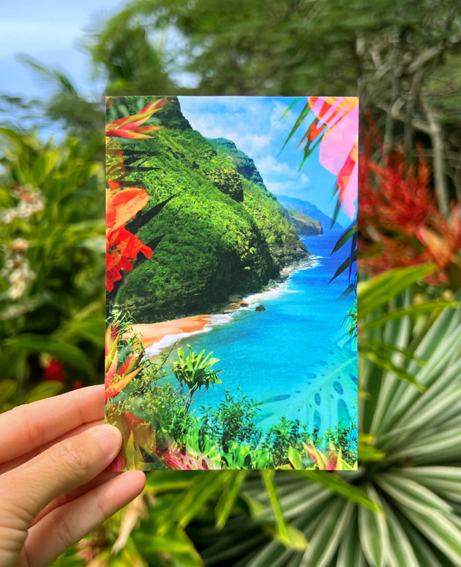 Coastal Na Pali Postcard