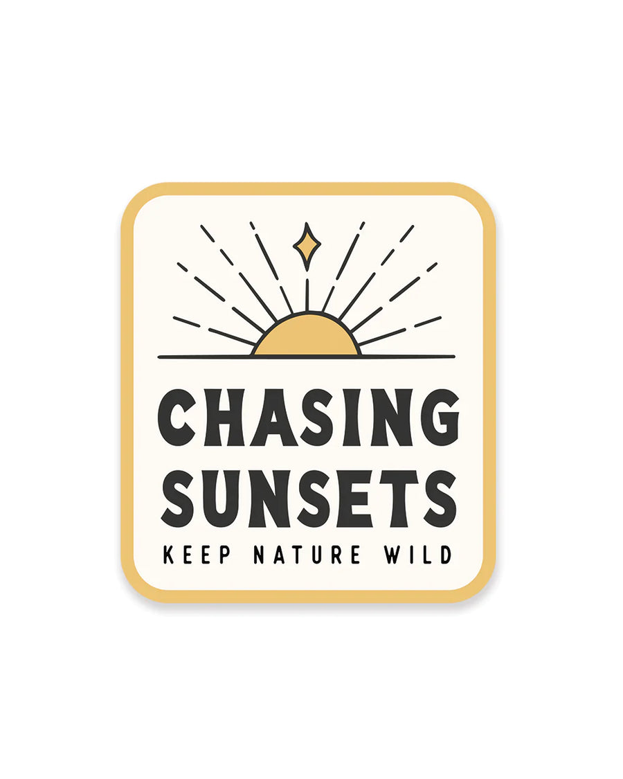 Chasing Sunsets Sticker