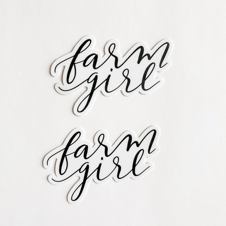 Farm Girl Sticker