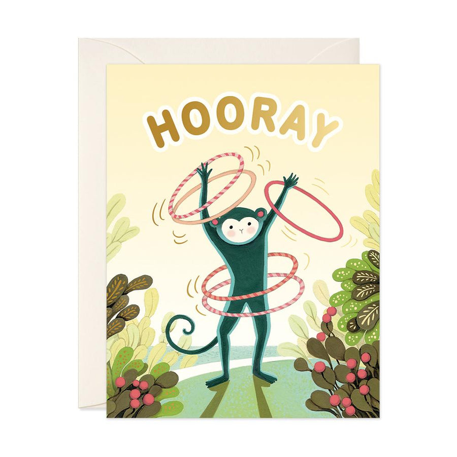 Monkey Hooray Card