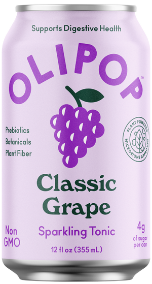 Olipop Prebiotic Sparkling Tonic Drink - Grape