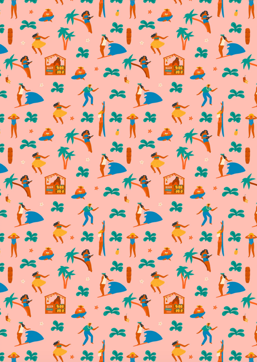 Hawaii Wrapping Paper