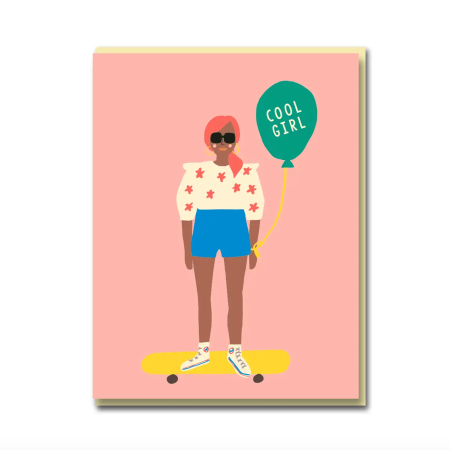 Cool Girl Skater Card