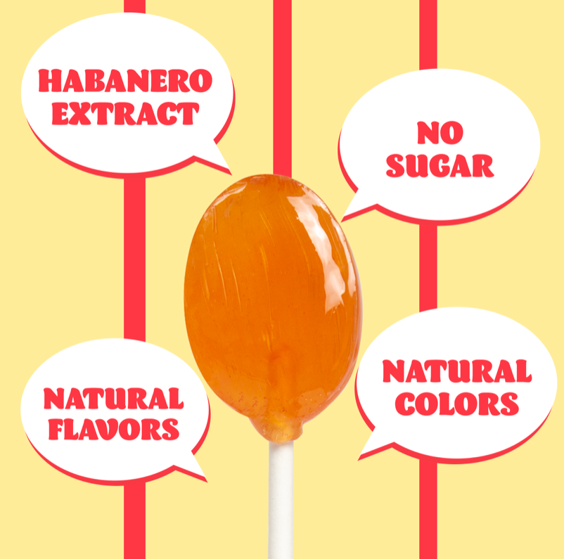 Tazzy Hard Candy - sugar free - Spicy Mango