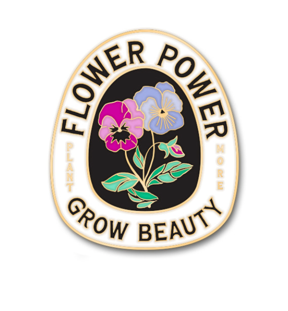 Enamel Pin - Flower Power