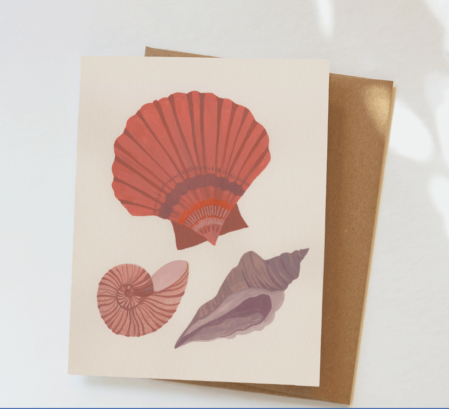 Seashell Greeting Card