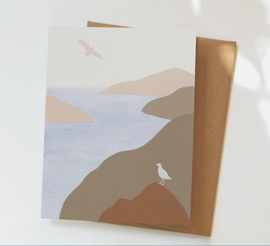 Cliffs Greeting Card