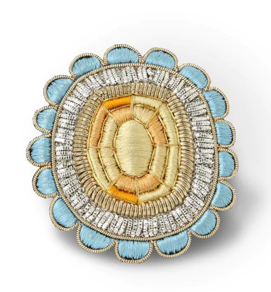 Citrine Brooch