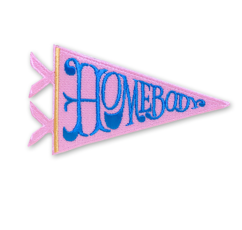 Embroidered Patch - Homebody Pennant
