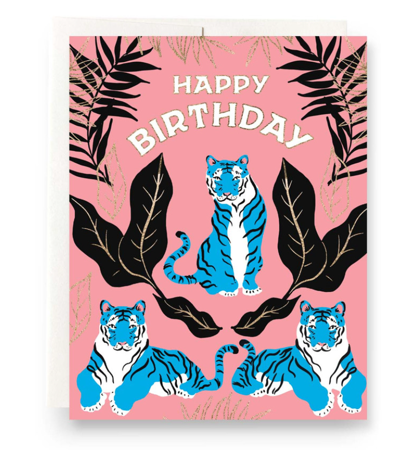 Greeting Card - Tiger Birthday
