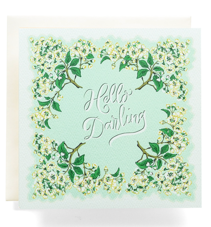 Greeting Card - Handkerchief Darling